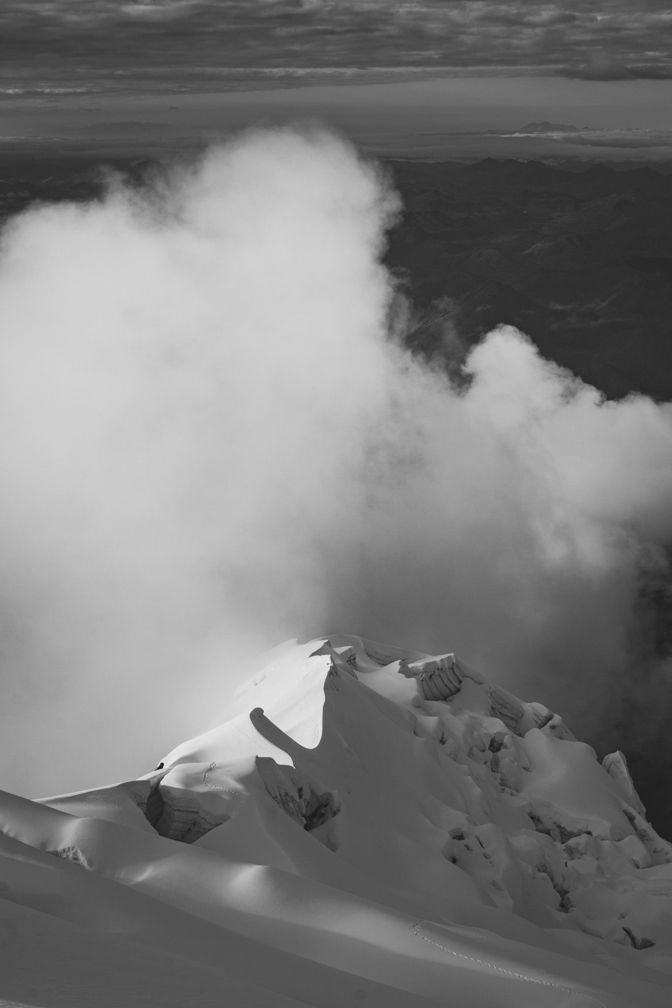 Black and White Fine Art Mountain Landscape Print Ausangate Peru